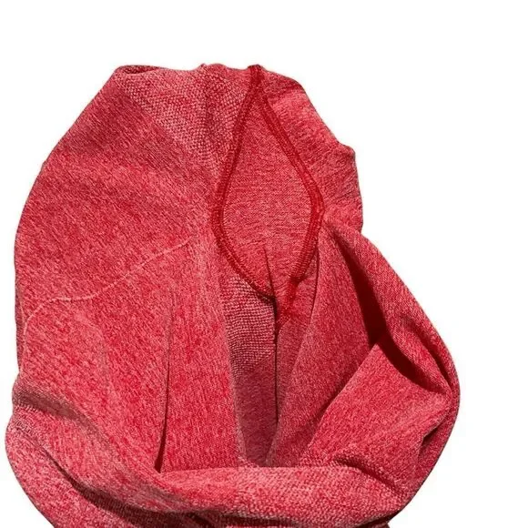 GYMSHARK Red Flat Front Flex High Waisted Activewear Leggings Women’s Size M - Picture 7 of 9